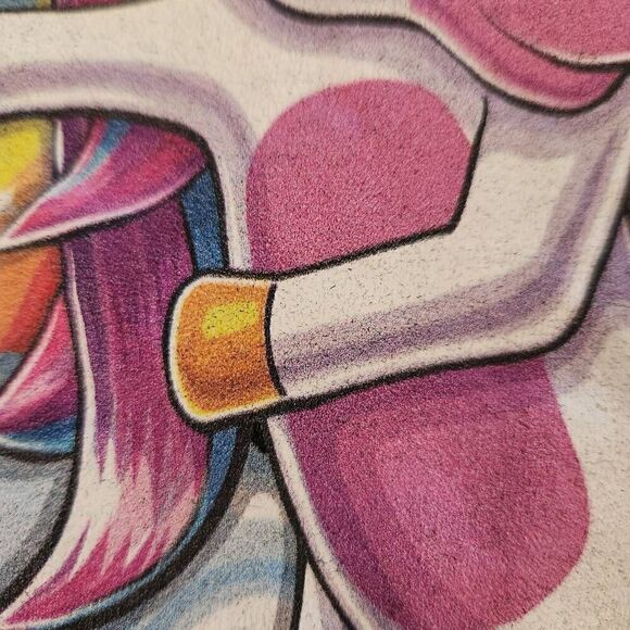 Port & Company womens L teachers casual t-shirt flossing through 100 days school - Picture 5 of 5